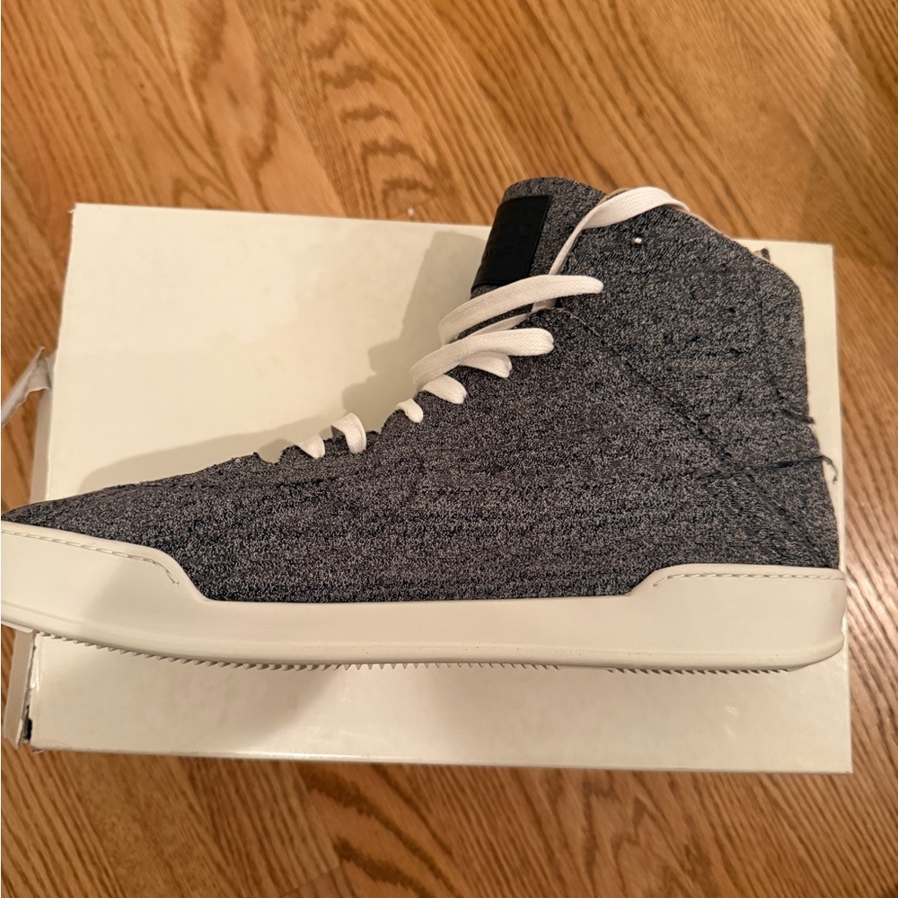 Maison Martin Margiela Gray and White High-Top Sneakers